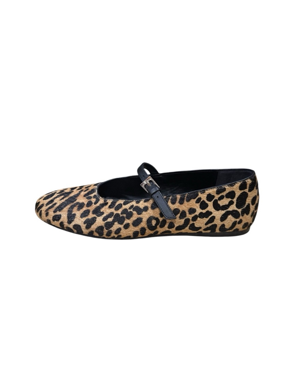 Nordstrom Nomaraisa-Lea Leopard Leather Mary Jane Flats - Size 6.5